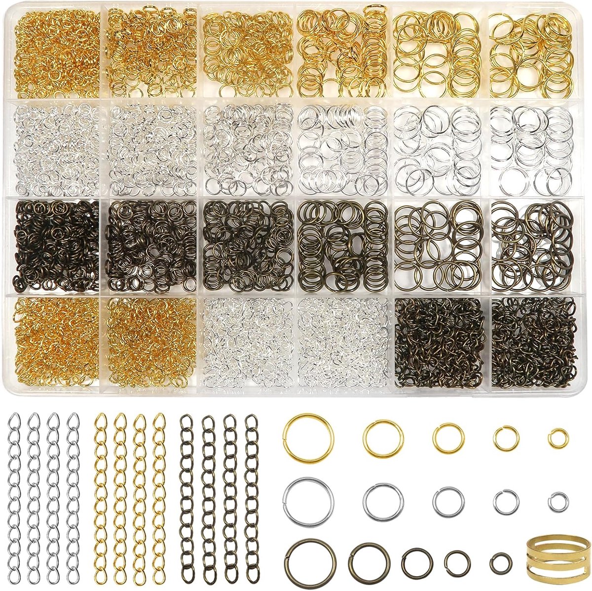 Dailygoods- Springringen 1860 Stuks - Open Ringen - Jumringen