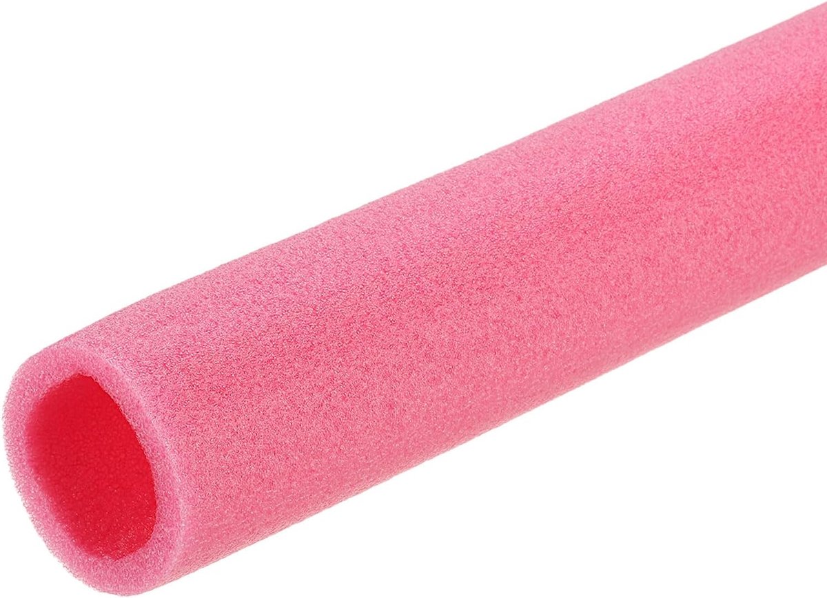 Schuimslang voor isolatie van slangen, 5,1 cm (2,76 inch) OD-omwikkelingsbuisstang, 3,3 ft lang, warmwatergreep/vorstbeschermingsbuizen, rood roze