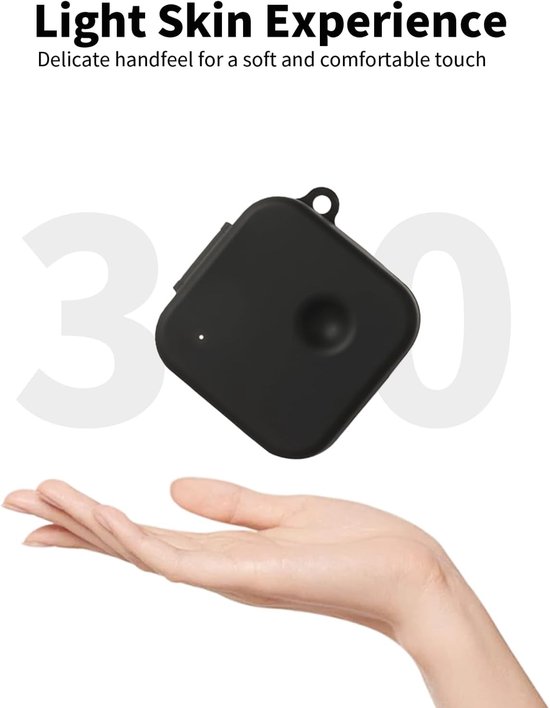 hoes voor Nothing Ear (3) draadloze in-ear hoofdtelefoon, schokbestendig, toergy waterdicht, zacht en duurzaam, met koord, sleutelhanger en reinigingstool, zwart — afbeelding 2
