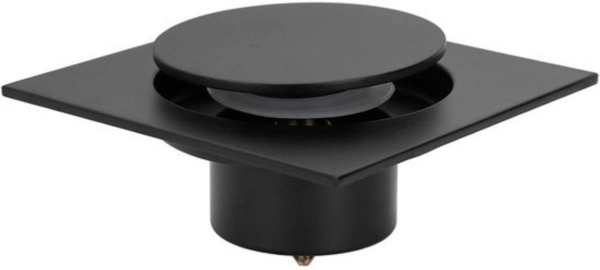 Universeel Messing Pop Up Afvoerputje - 4 inch - Zwart