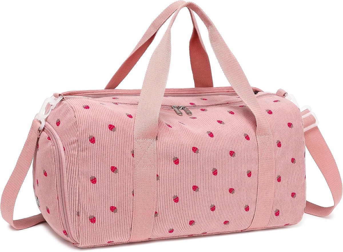 Sporttas voor kinderen, zwemtas, jongens, dames, met schoenenvak en nat vak, badtas, tiener, kleine reistas, fitnesstas, 46 cm x 22 cm x 23 cm