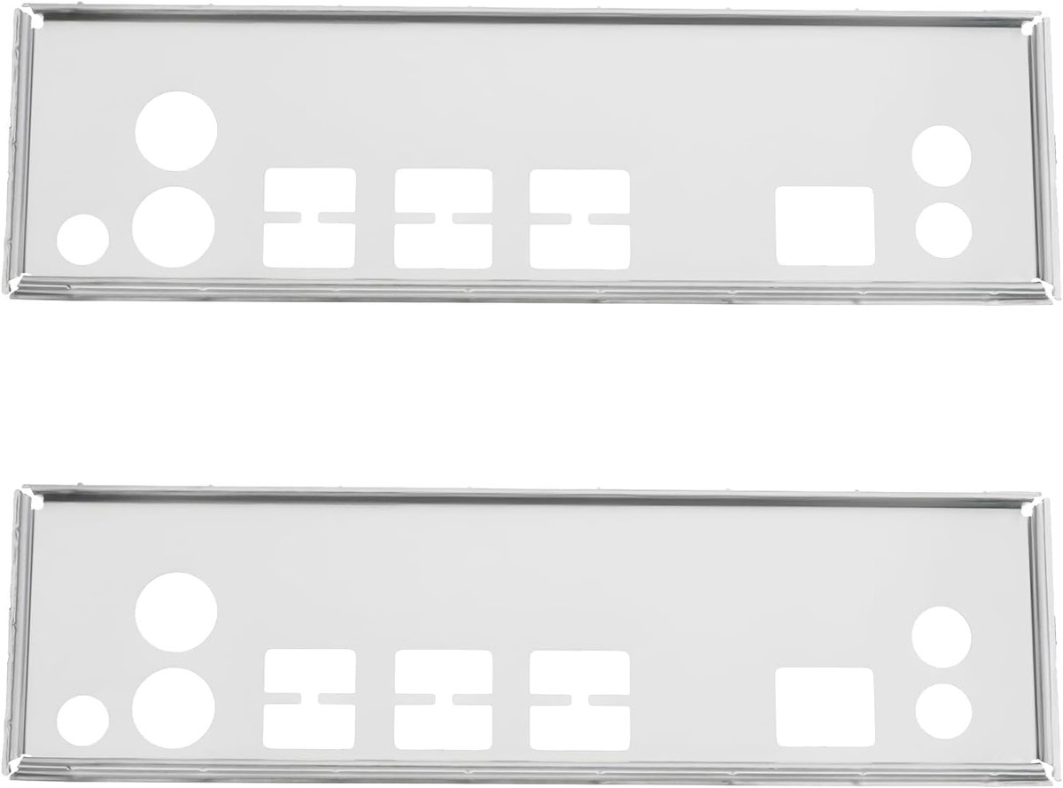 Computer-moederbord achterplaat, metaal, compatibel met HP 761514-001 Z440, 2 stuks