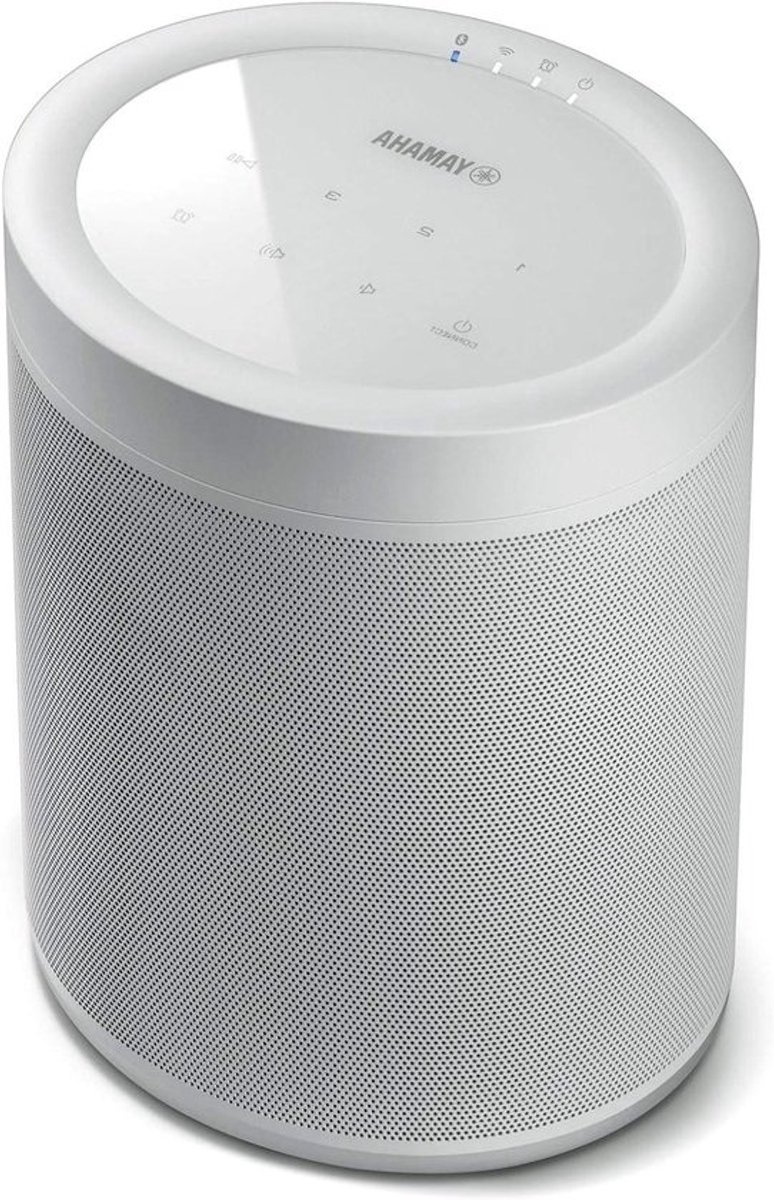 Draadloze Luidspreker - Netwerk Speaker - Muziek Streamen - Ingebouwde Alexa - Compact Design - Wit