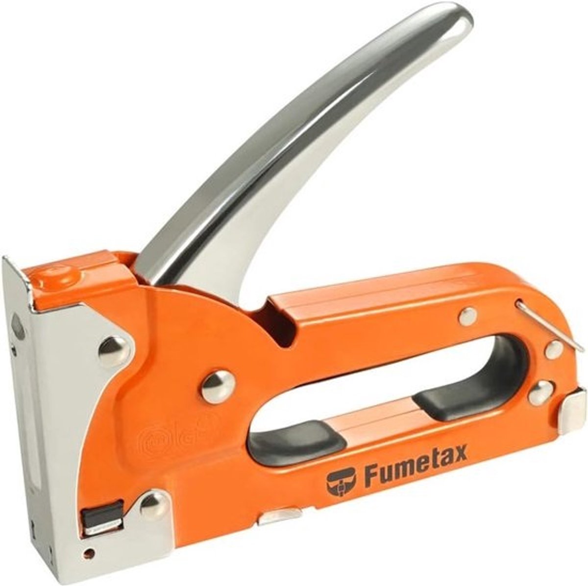Hand Tacker - Kramapparaat - Hout Bevestigen - Volledig Staal - 4-8 mm - Zwart