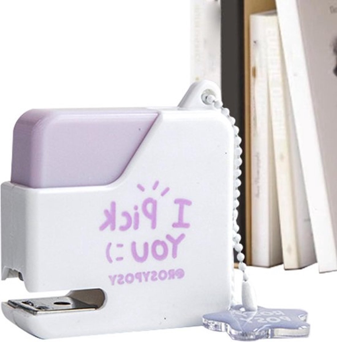 Compacte Nietmachine - Kleine Nietmachine - Papier Binden - Duurzame ABS Constructie - 4 x 45 cm - Wit