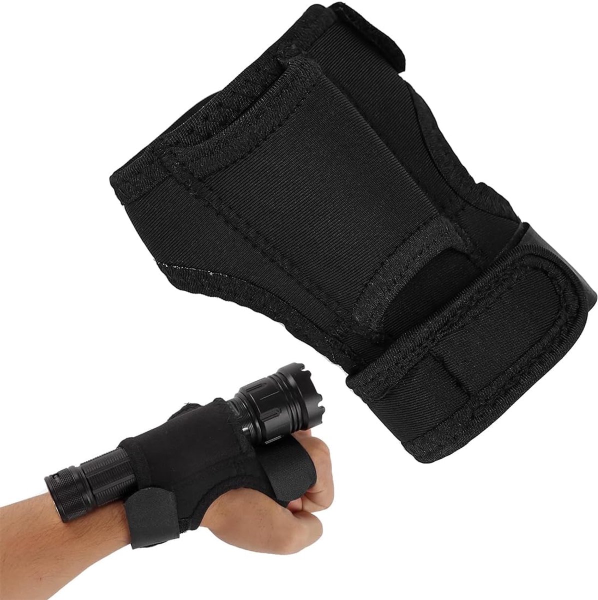 20-25 mm, uitstekende houder voor zaklamp, holster, zaklamp, handschoen, duikzakdeur, voor buiten duiken en kamperen