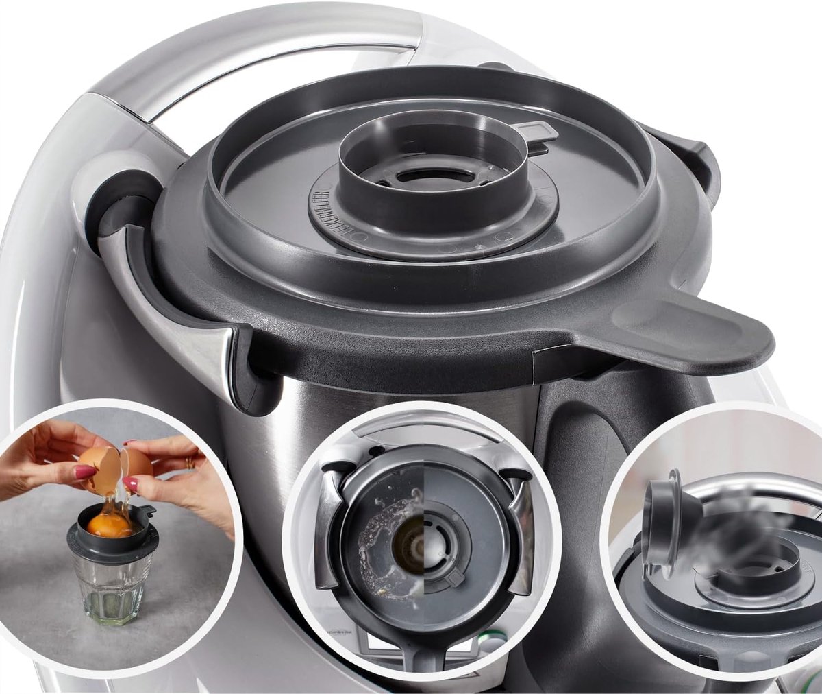 SplashPRO - splash guard and egg yolk separator suitable for the Thermomix TM6, TM5 and TM31 and Monsieur Cuisine - ShopVlot