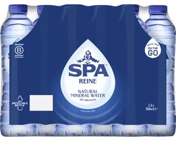 Spa Blauw petfles - natuurlijk mineraalwater 0.5 liter - 24 x 0,5 liter