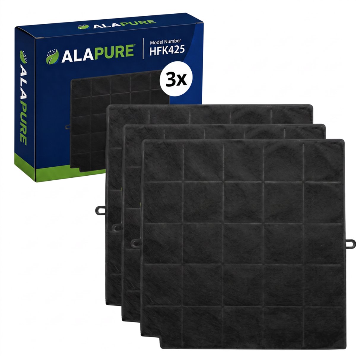 3x Koolstoffilter voor Airforce AFFCAF97CS / AFCFCAF97CS