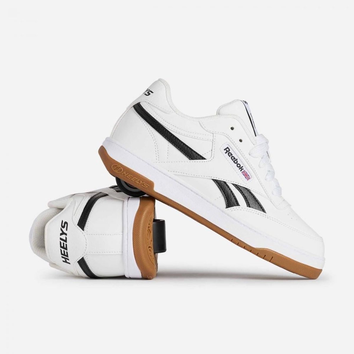 Heelys Reebok Club C wit zwart kids (HLY-B1W-7925)