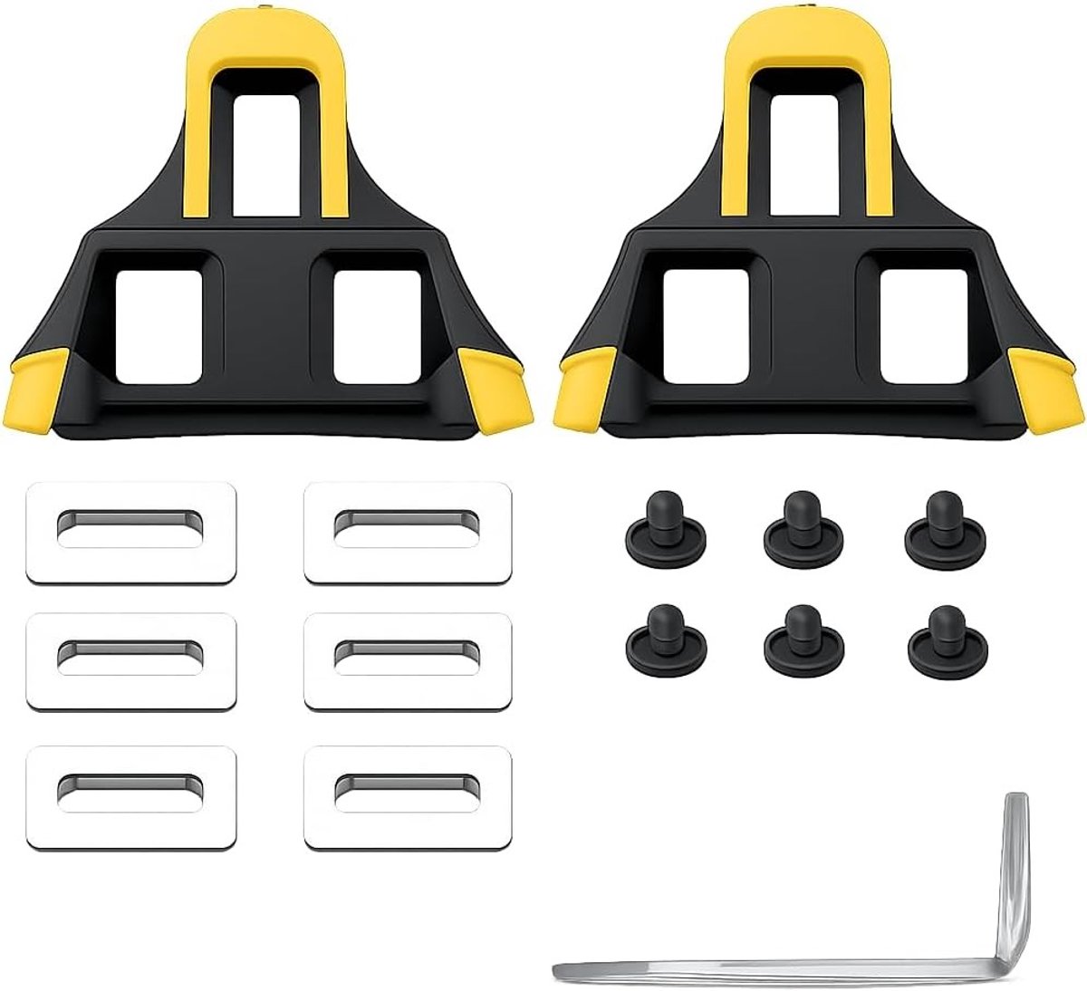 Cleats voor Shimano SPD-SL Pedalen – Antislip Fietsschoenen voor 2-Hole, Geschikt voor Racefietsen, MTB en Indoor Cycling