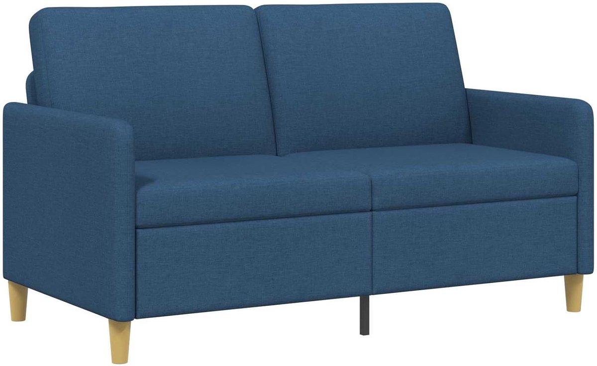 Sofa met opbergruimte, blauw, 152 x 78 x 87 cm, polyester