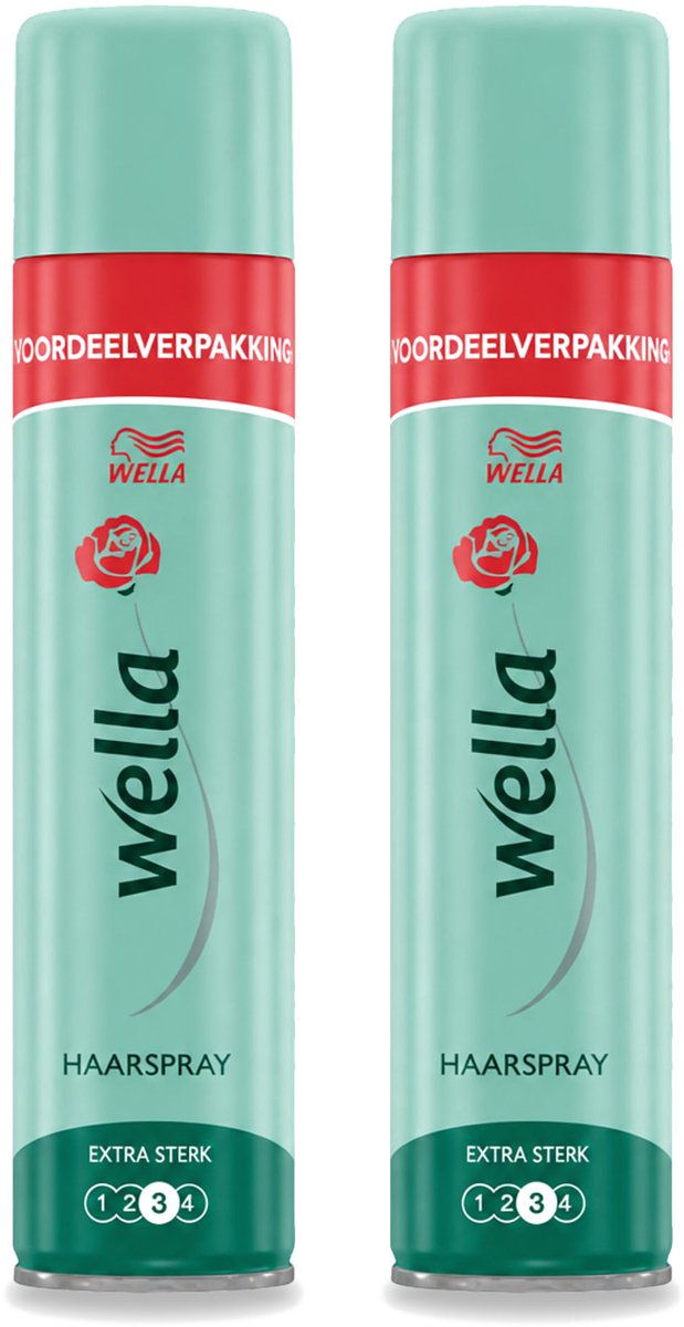 2 x Wella – Forte – Haarspray Extra Strong - 400 ml - Voordeelverpakking - 2 stuks