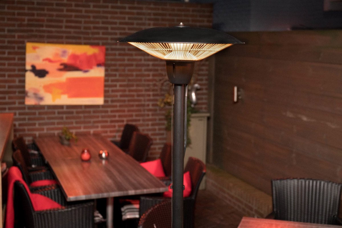 Sunred Barcelona Bright 1500 W - Freestanding patio heater - Black
