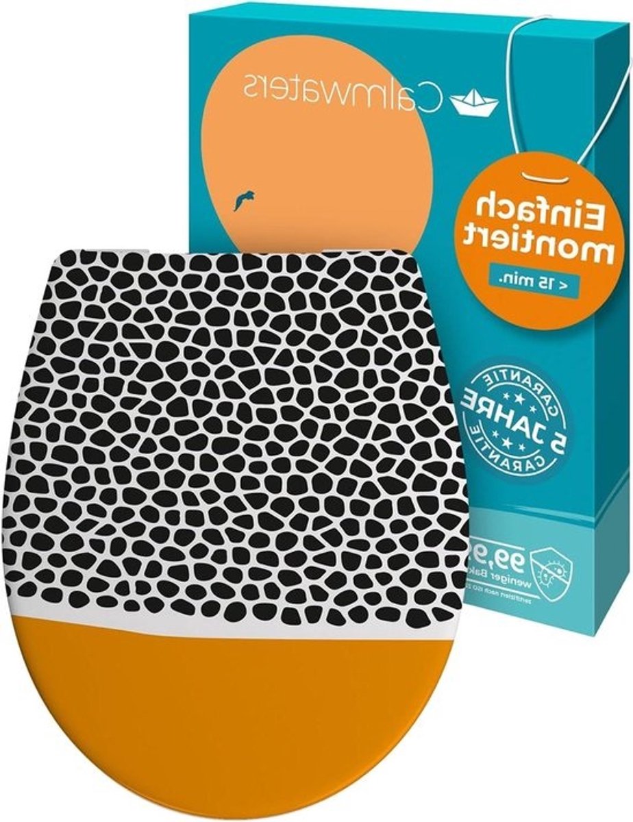 Toiletbril met dierenprint - Ovaal toiletdeksel - Badkamer vernieuwen - Eenvoudige montage - Tot 250 kg - Motief: animal print