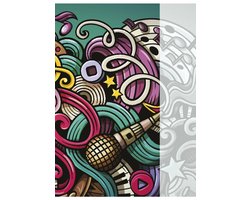 Gimboo Schoolschrift A4, geruit, 32 vellen, 70 g/m², motiefmix, 3 stuks, schoolartikelen, type school, kunstgeruit - ShopVlot