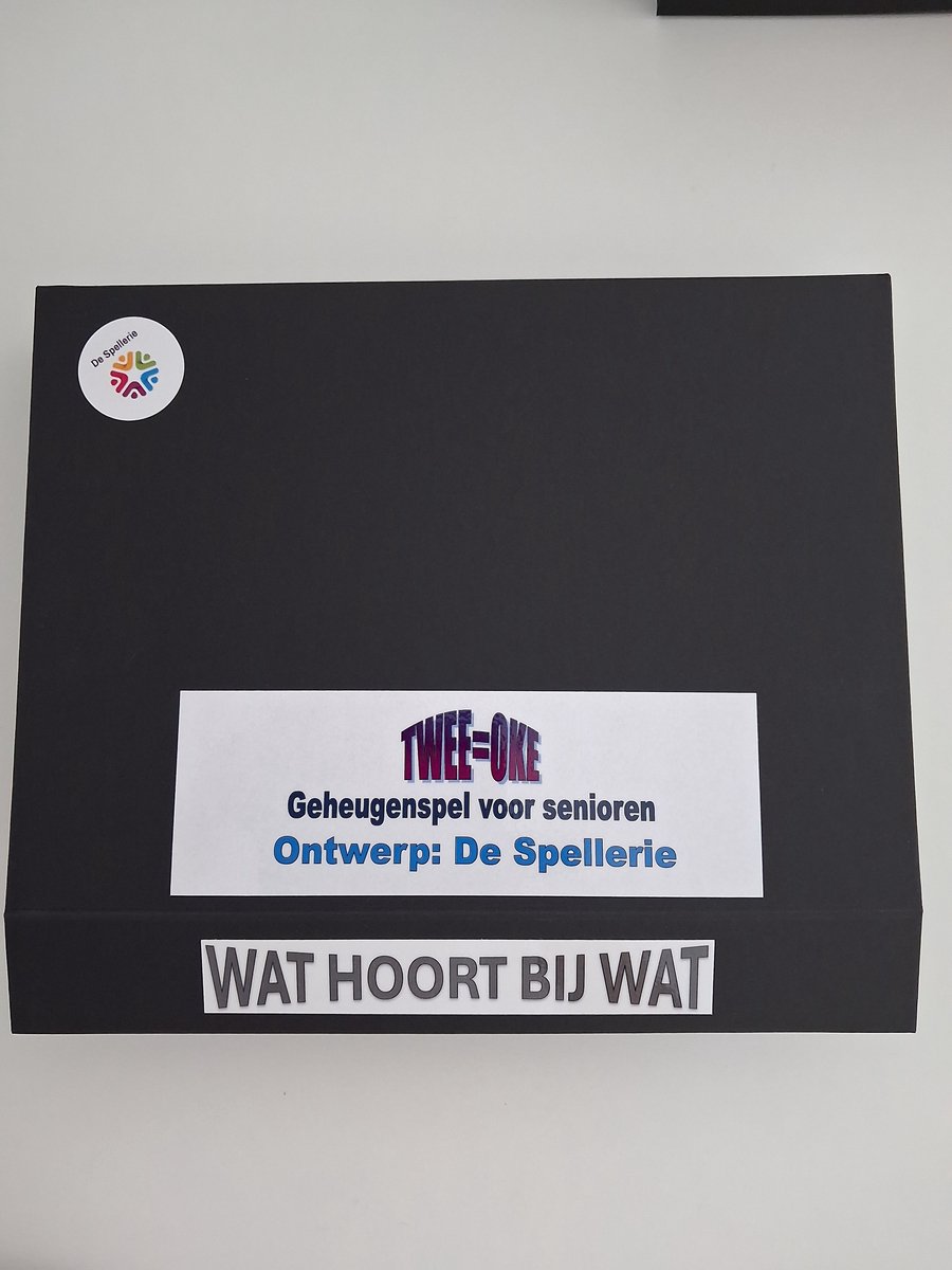 De Spellerie Wat hoort bij wat? dementie spel reminiscentie geheugen