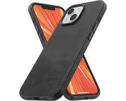 R2B Hoesje geschikt voor iPhone 15 en MagSafe - TechWoven Case - Telefoonhoesje – GSM Hoesje - Inclusief Screenprotector - Zwart