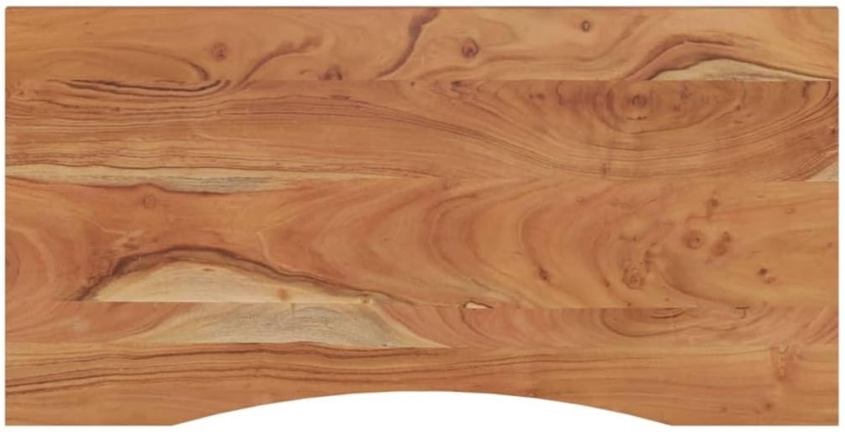 Bureau 110x60x2,5 cm van massief acaciahout, Rechthoekig