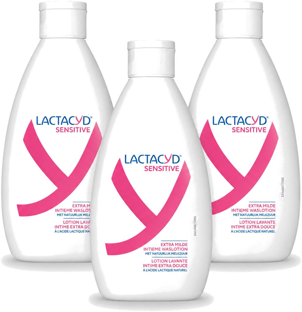 3 x Lactacyd Sensitive - Intieme Waslotion - Extra Gevoelig - Met Natuurlijk Melkzuur - 300 ml - Voordeelverpakking - 3 stuks