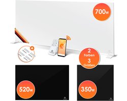 KESSER Infraroodpaneel 700 W Aluminium - Infrarood Verwarming 2-in-1 Staand en Wandmontage