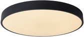 Lucide UNAR - Plafonnière (Plafondlamp) - Ø 49,5 cm - LED 3 StepDim (Memory) - 1x36W 2700K - Zwart