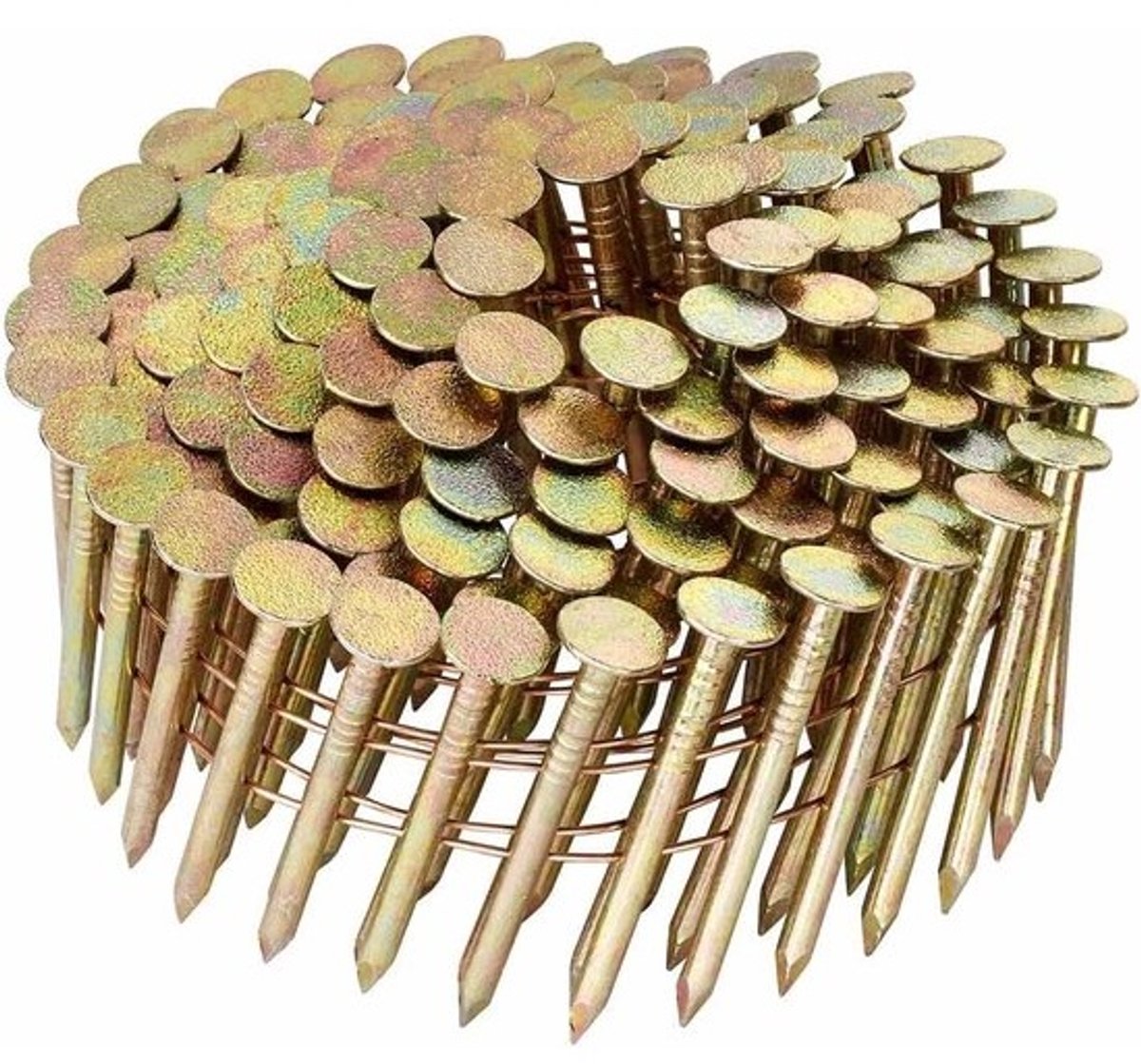 Coilnagels - Bevestigingsmateriaal - Voor houtbewerking - Glad verzinkt - 22 mm