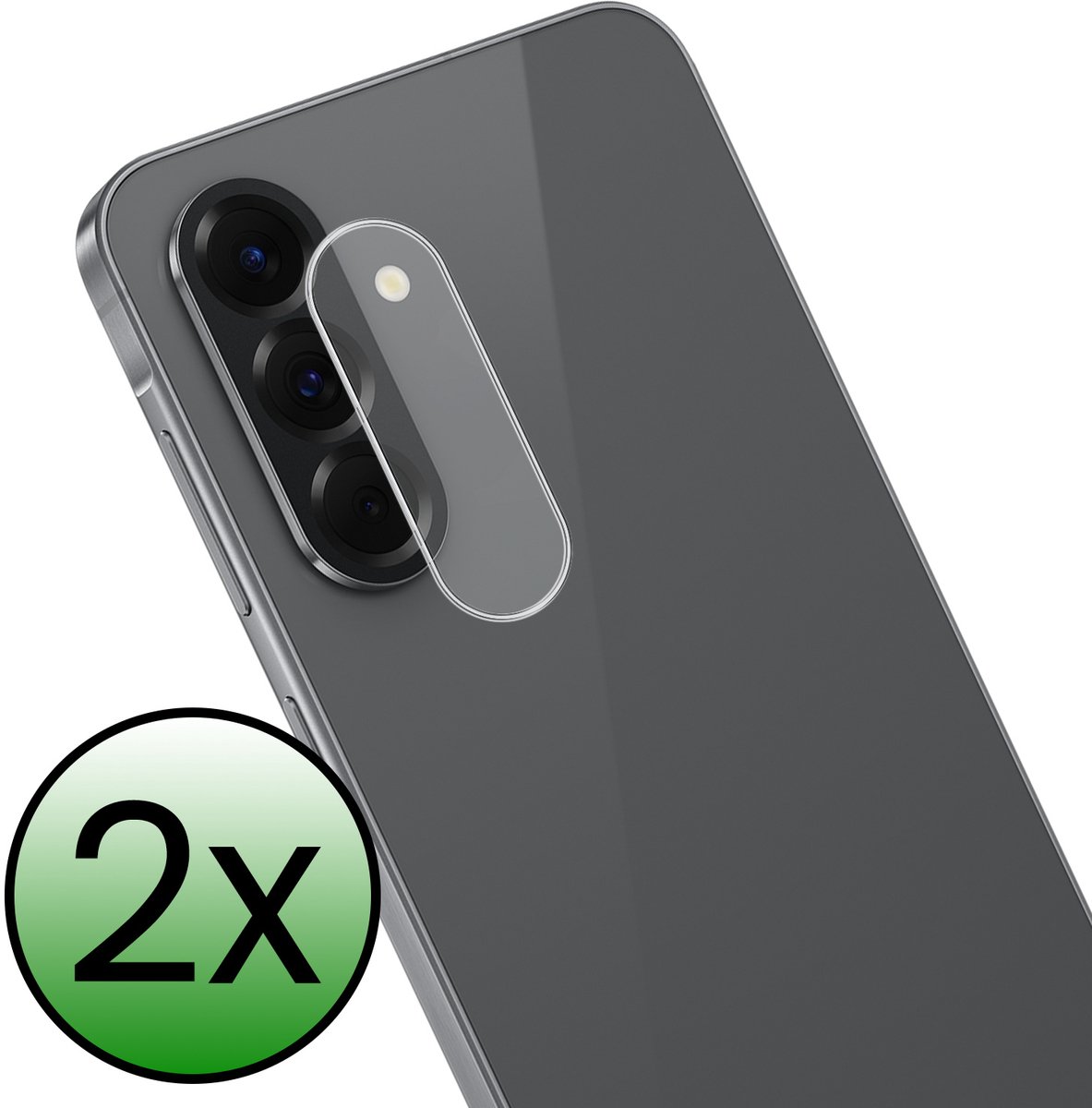 Camera Lens Protector - 2 Stuks Geschikt voor Samsung Galaxy A18 - Camera Screenprotector Beschermglas - Gehard Glas - Tempered Glass - Screen Protector