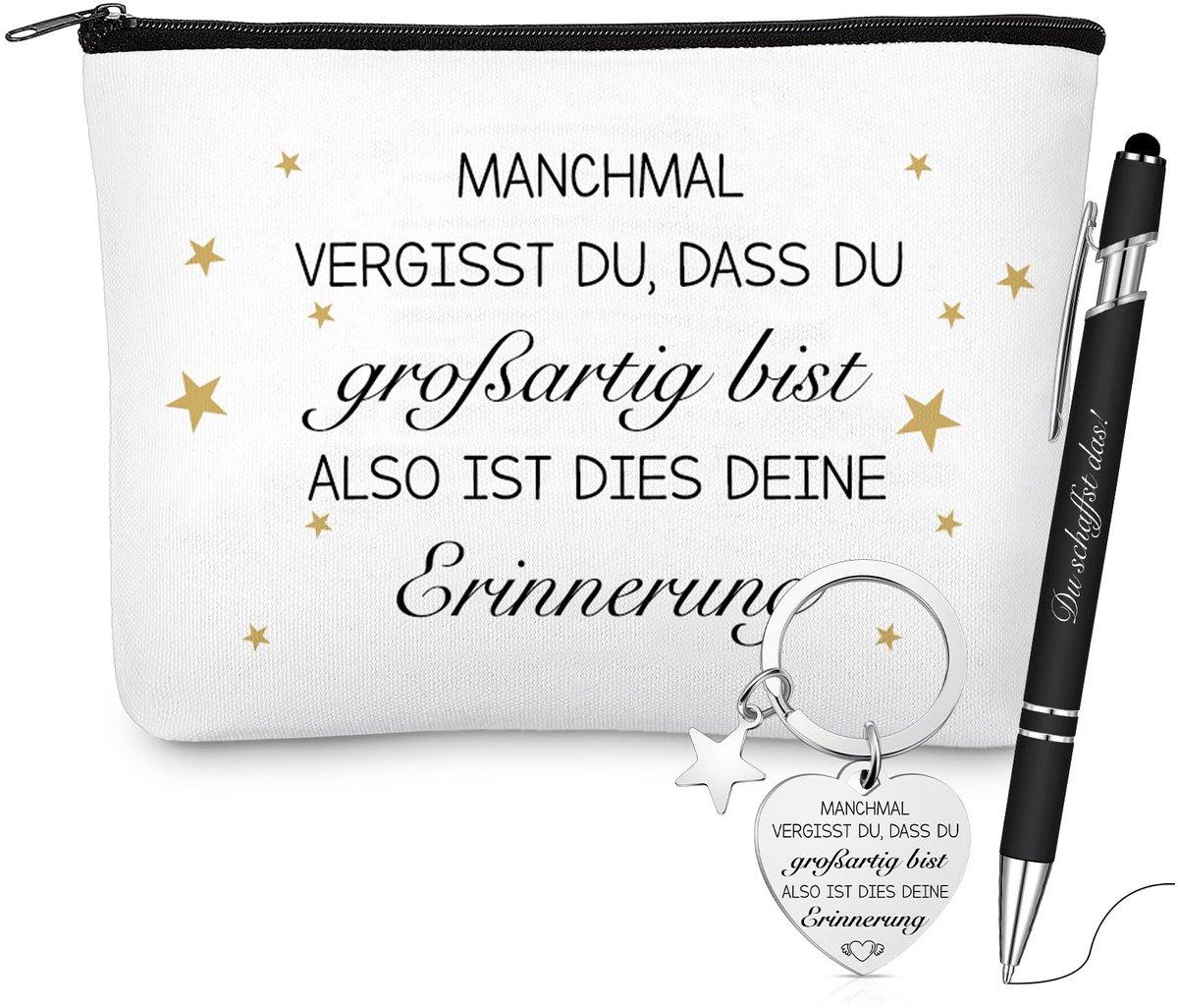 Otuuz Bedankcadeau inspirerende geschenken voor collega's opvoeder afstuderen cadeau sleutelhanger cosmetische tas - ShopVlot