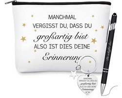 Otuuz Bedankcadeau inspirerende geschenken voor collega's opvoeder afstuderen cadeau sleutelhanger cosmetische tas - ShopVlot