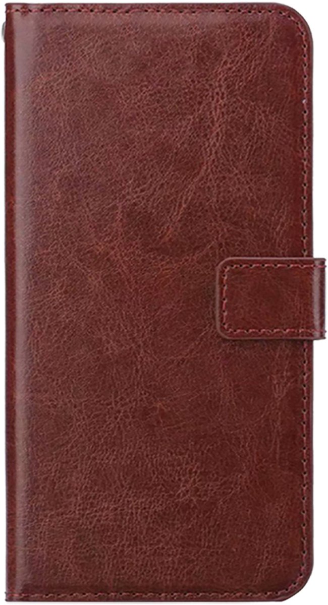 Hoes - Met Pasjeshouder - Geschikt voor Apple iPhone 18 Pro - Luxe Bookcase Portemonee - Flip Case - Kunstleer Book Case - Flipcase - Book Cover - Walletcase - PortemonneeHoes - Bruin