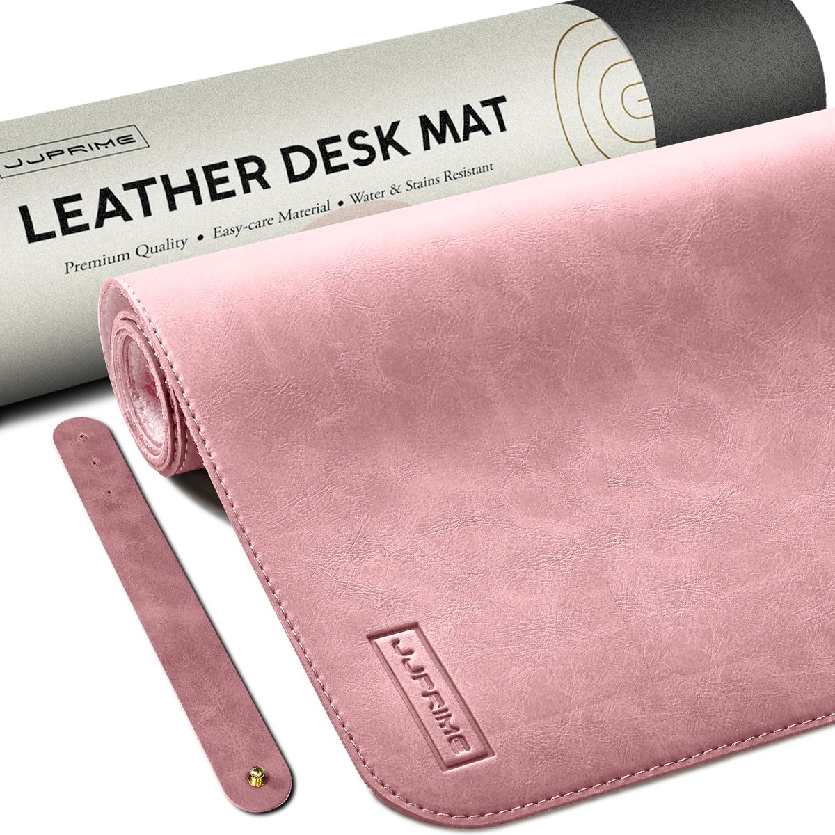90x40 CM Leer Muismat XXL - Leather Desk Mat - Mouse Pad XXL, Roze - ShopVlot