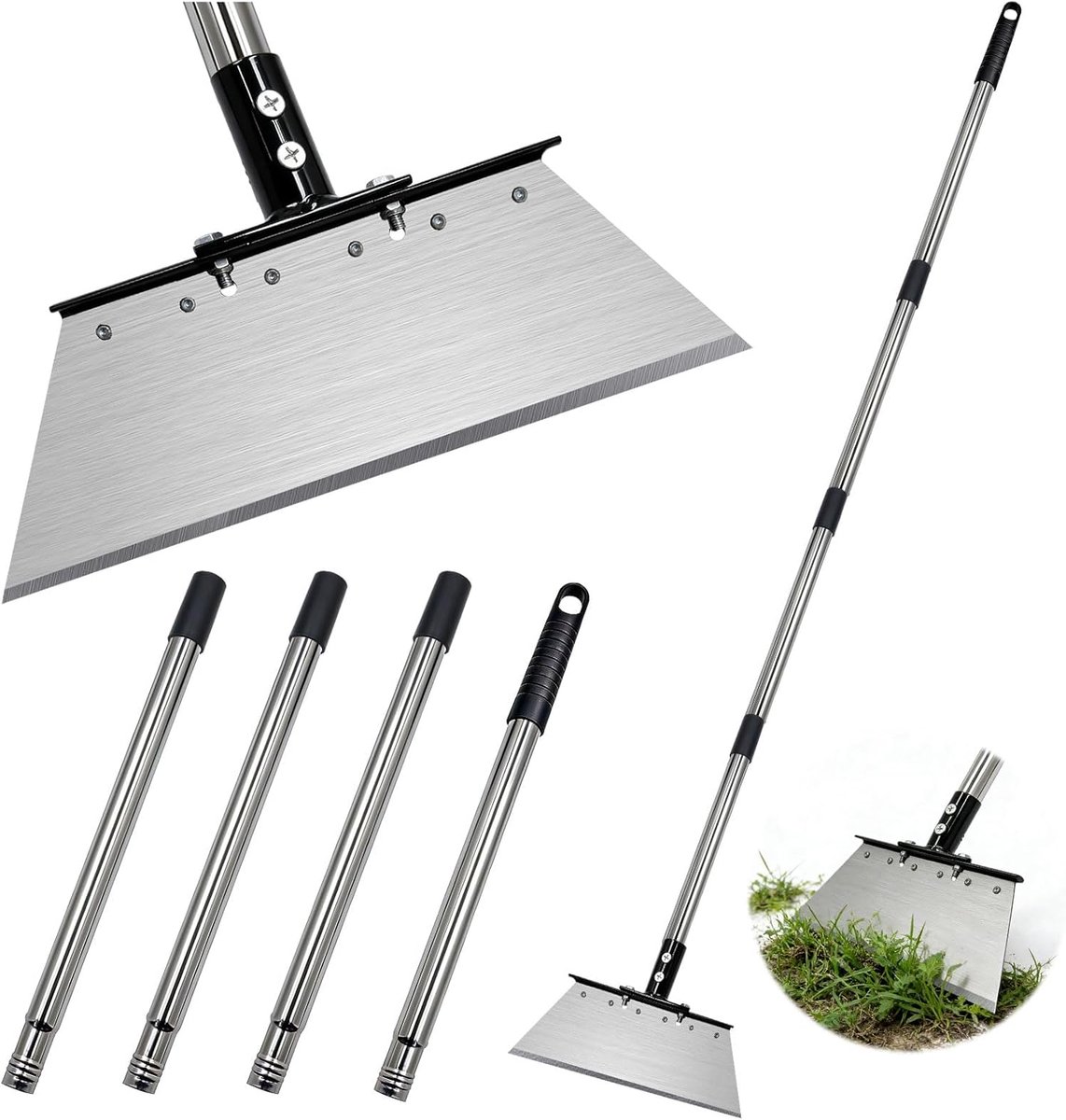SnelShoppen - Multifunctionele Tuinspade met Handvat 163 cm - Stevige Tuingereedschap voor Graven, Planten en Tuinonderhoud - Ideaal voor Tuin, Balkon