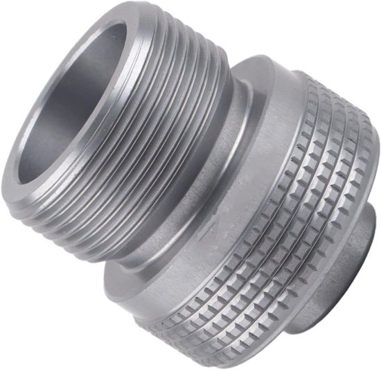 Propaan tank adapter - 1L MAPP gas tank converter - aluminiumlegering - voor campingkachel - ServiceTopper — afbeelding 3