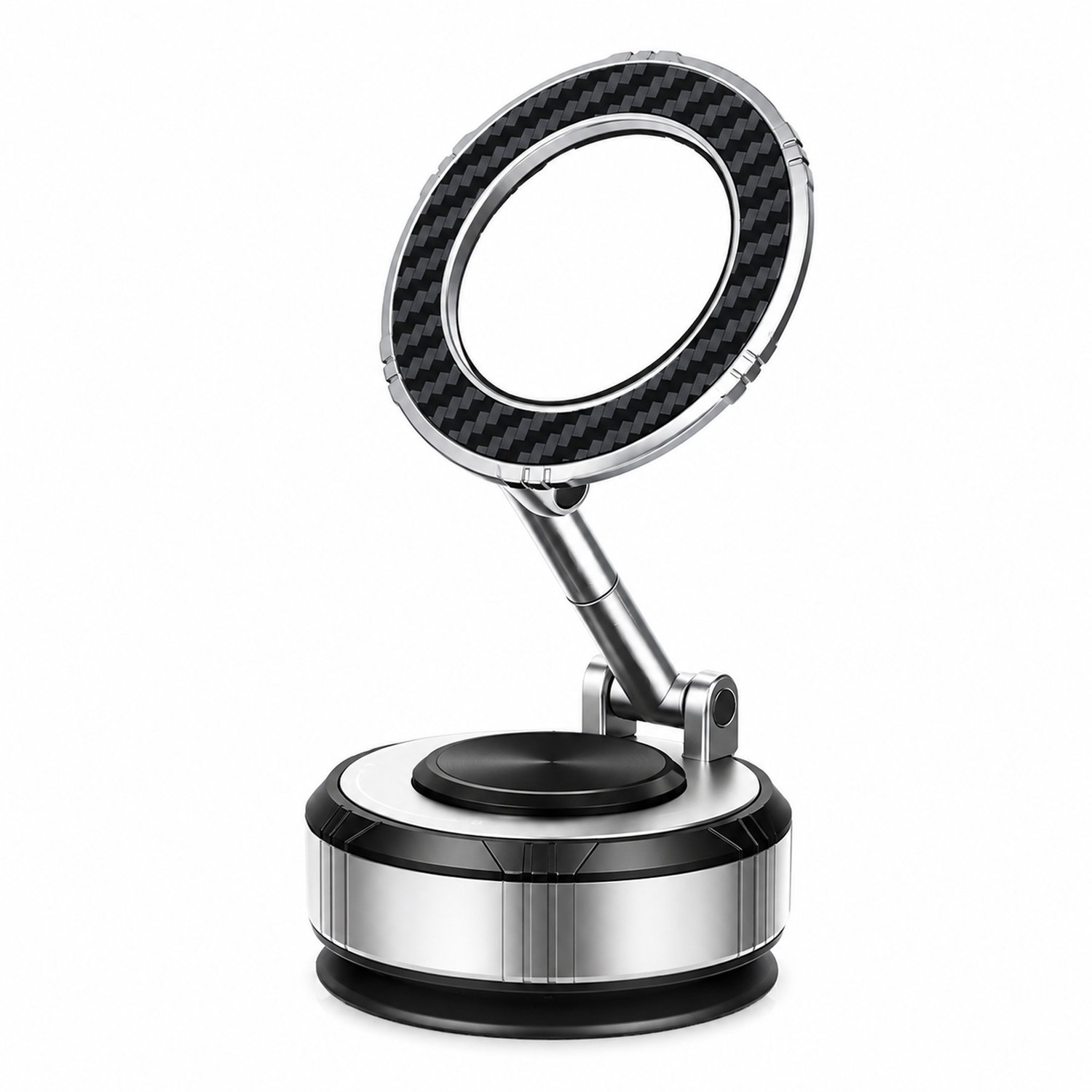 Telefoonhouder voor auto - magnetisch - zilverkleurig