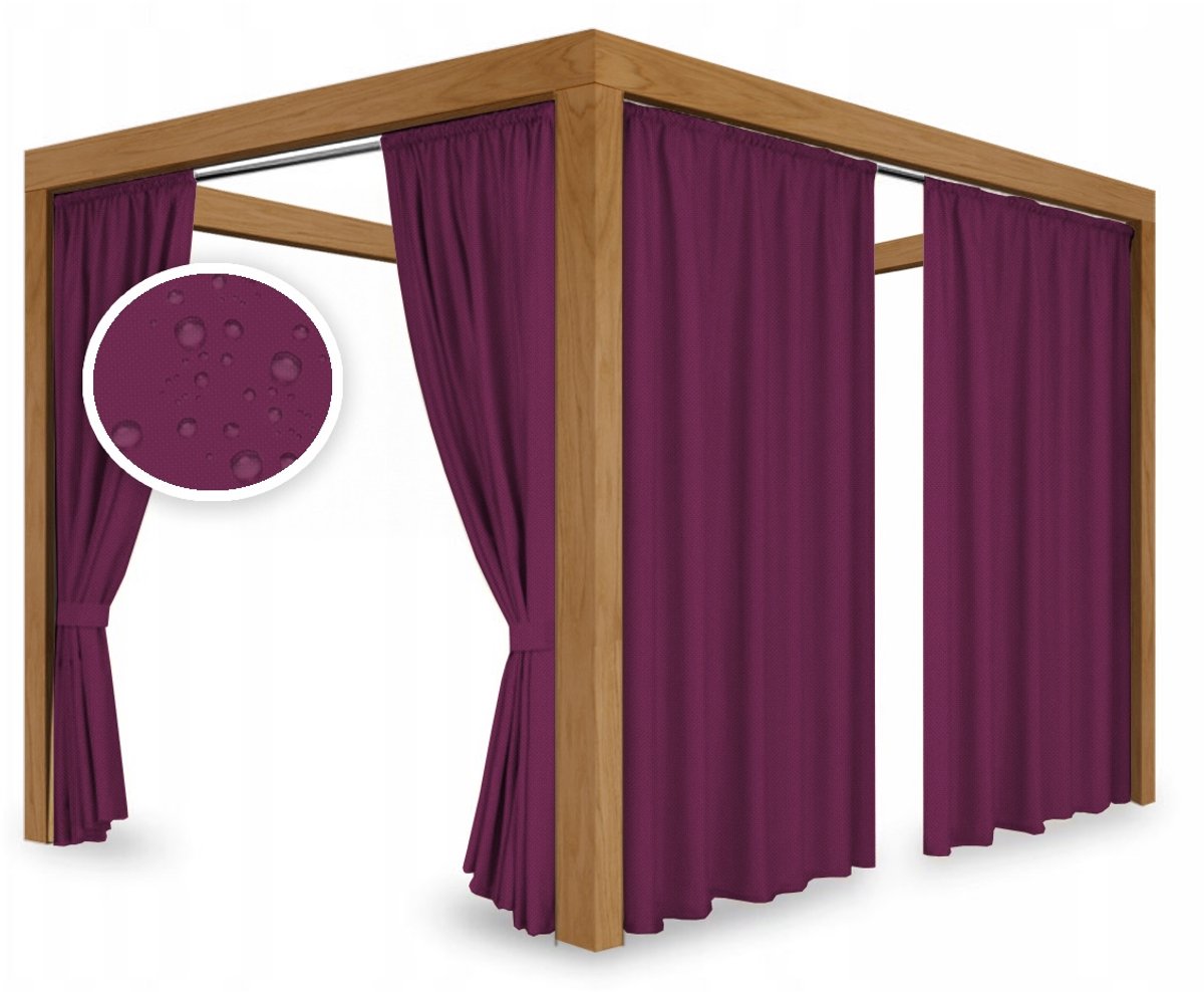Waterdicht Terrasgordijn 220x155cm - Tuin, Balkon, Pergola