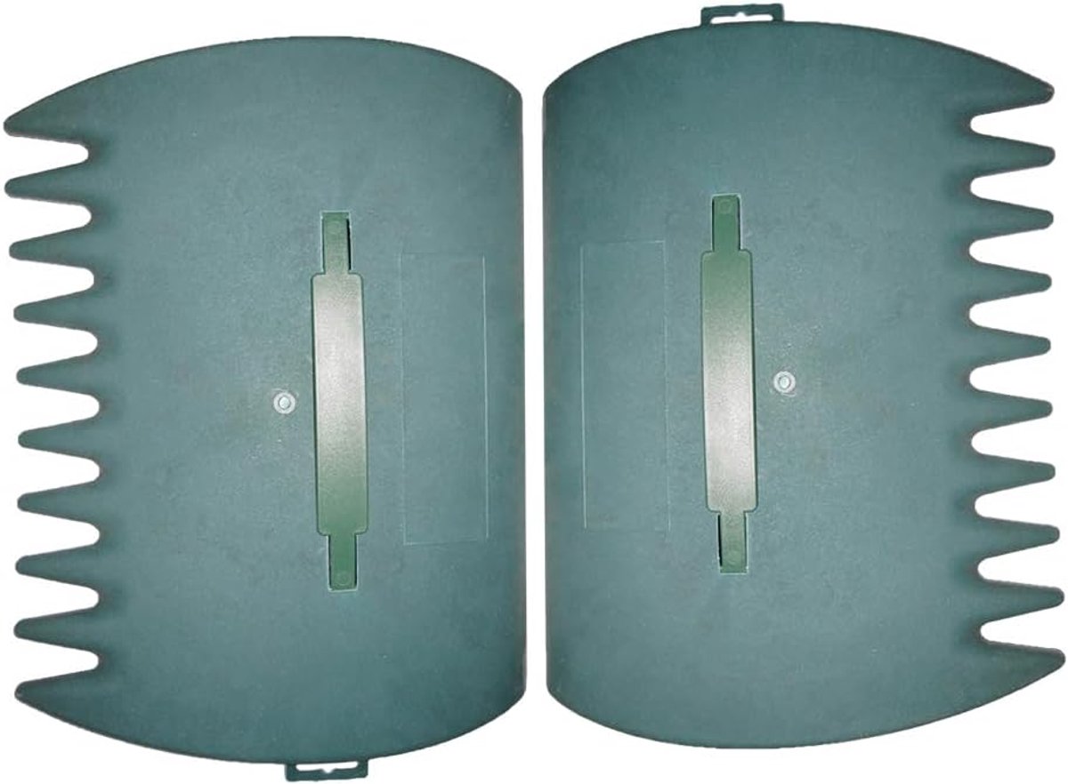 Collector - Bladgrijper klauwen lichtgewicht, bladgrijper set | Tuinverzamelaargrepen voor eenvoudige tuinopruiming, 2 stuks bladplukker en 300L tuinafvalzakkenset voor bladeren, gazonpuin