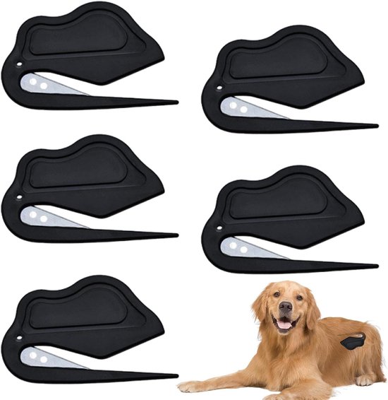 Pet Hair Cutter - Slogan voor knopen en draagbare OpenBraste | Multifunctionele snijder voor cadeaupapier, enveloppen, papierrollen, papier snijgereedschap, lichtsnijder — afbeelding 2