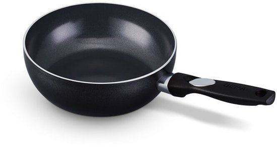 Beka Pro Induc Wokpan - Ø 20 cm - Keramische antikleeflaag - PFAS-vrij - Geschikt voor inductie - Zwart
