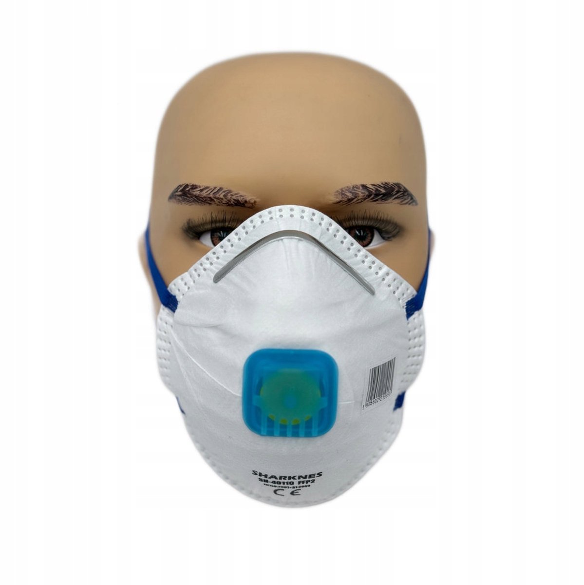 Sharknes FFP2 stofmasker met ventiel CE - Ademhalingsbescherming