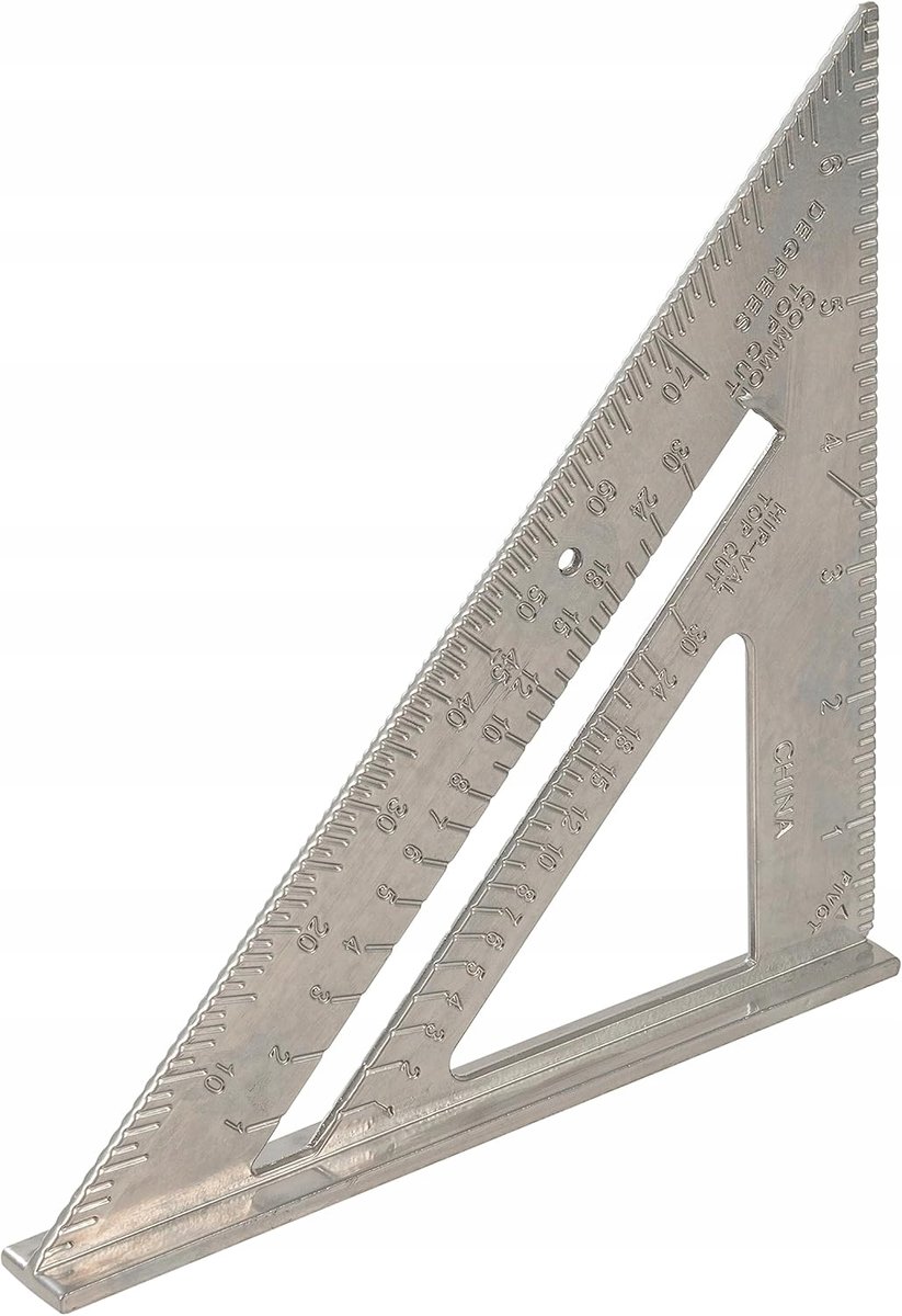 Aluminium Hoekmeter 185mm - Precisie en Kwaliteit