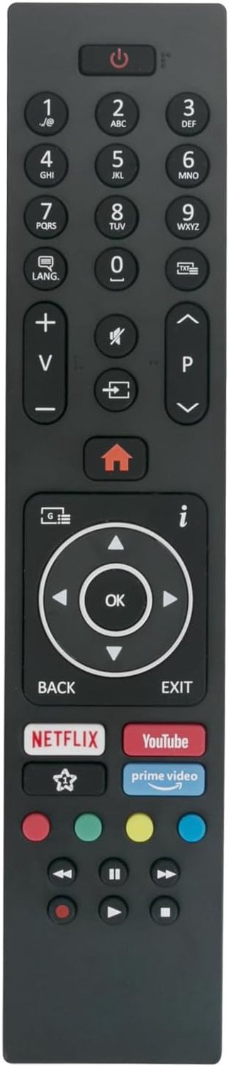 AULCMEET RC43135P RM-C3245 vervangende afstandsbediening compatibel met Logica 4K OLED Smart TV 43HL7590U 50HL7590U - ShopVlot
