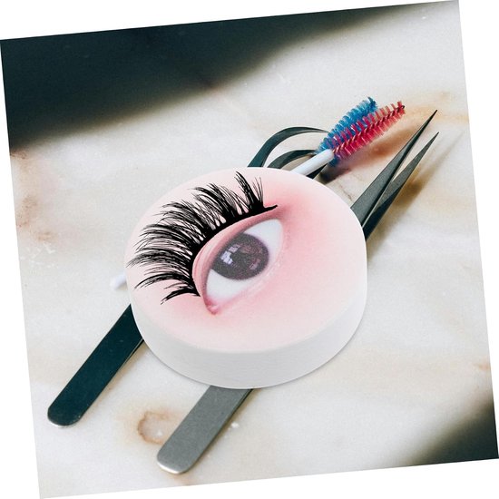 3 Stuks Wimperkussentjes Wimpertrainingsset Lagen Wimpermannequinhoofd Poppenhoofd Voor Wimperextensies DIY Wimperextensieset Wimpermannequingezicht Wimpertool Oefenhoofd — afbeelding 4