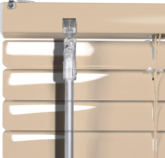 Sonello Aluminium Jaloezie voor Binnenshuis 50x130cm Klemmfix Beige — afbeelding 4