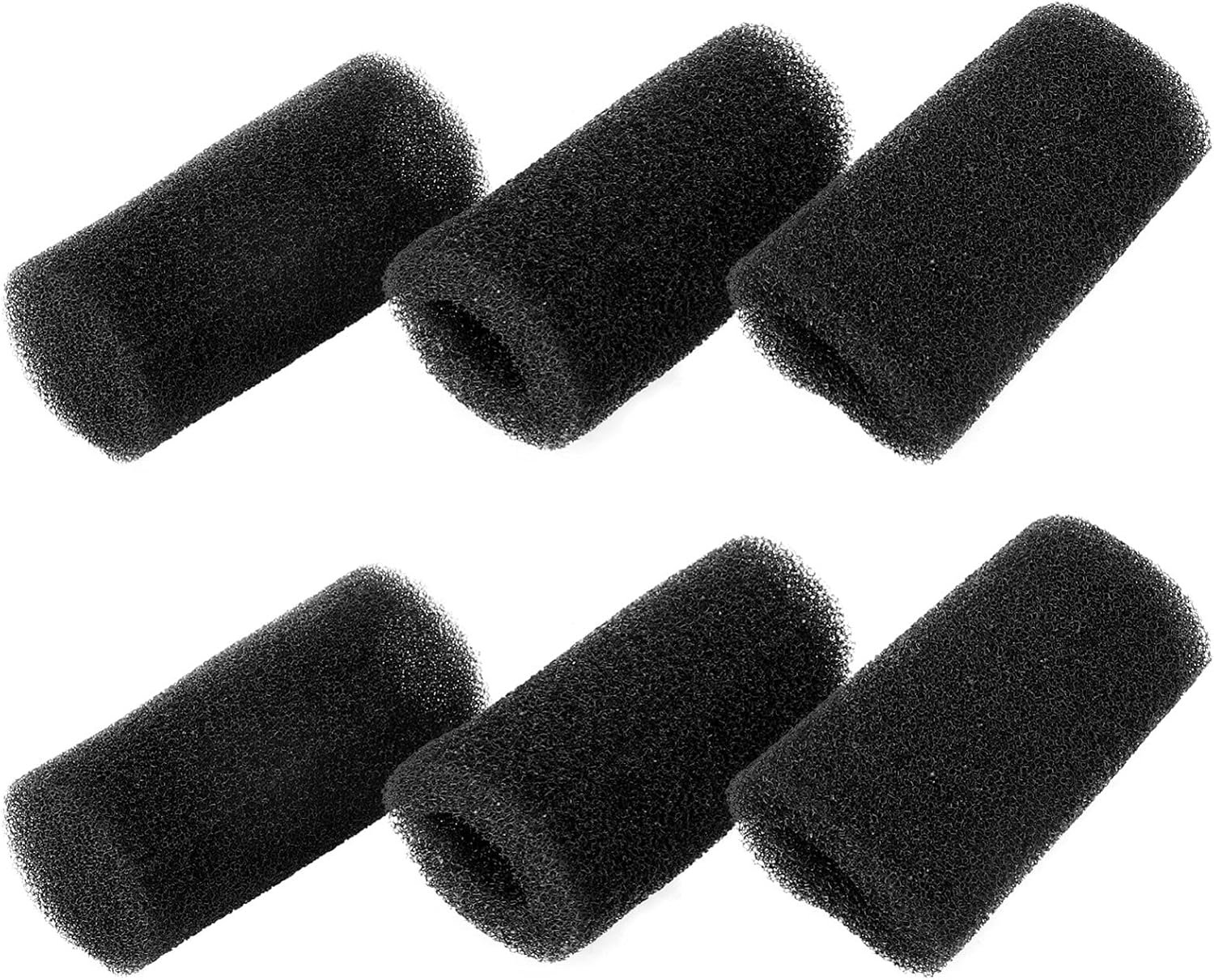 Happyyami 6-pack Aquariumwaterzuiveraarspons Pre-sponsrol 22 Mm Vervangende Filters Voor Aquariums