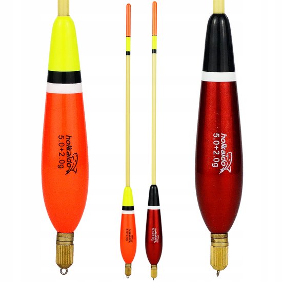 Set van 8 Waggler dobbers met verstelbaar loodgewicht — afbeelding 4