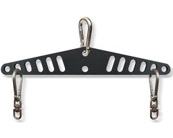 SnelShoppen - Multi-Grip LAT Pull Down Bar voor Thuisgym Fitness, Spreader Plaat LAT Pulldown Bevestigingen voor Kabelmachine, Geschikt voor Dubbele o