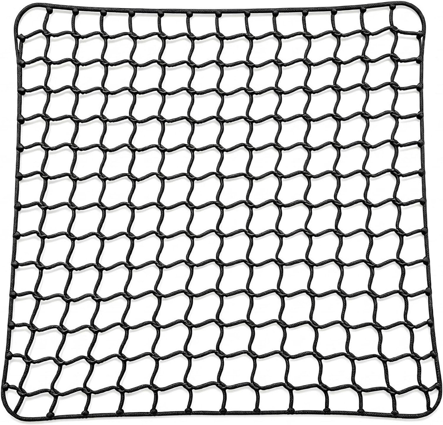 Veiligheidsnet voor hoogslapers en balkons - Bescherming voor kinderen, zwart 1 x 1 m