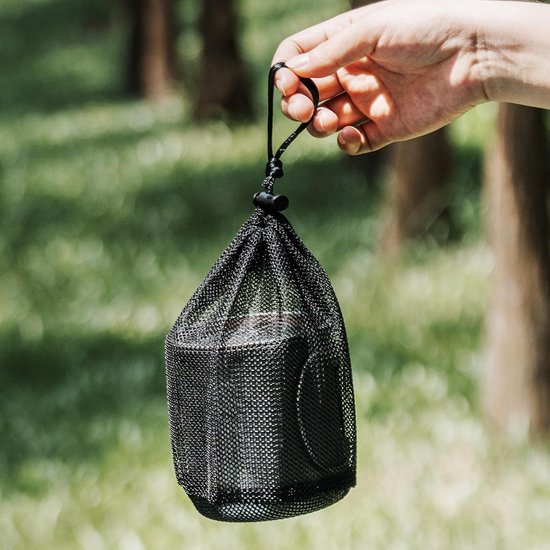 Titanium Camping Pot en Koffie Cup 750ml/900ml/1100ml/1250ml met Deksel en Opvouwbare Handgreep voor Buitenactiviteiten, Survival, Picknicken en Hiking — afbeelding 4