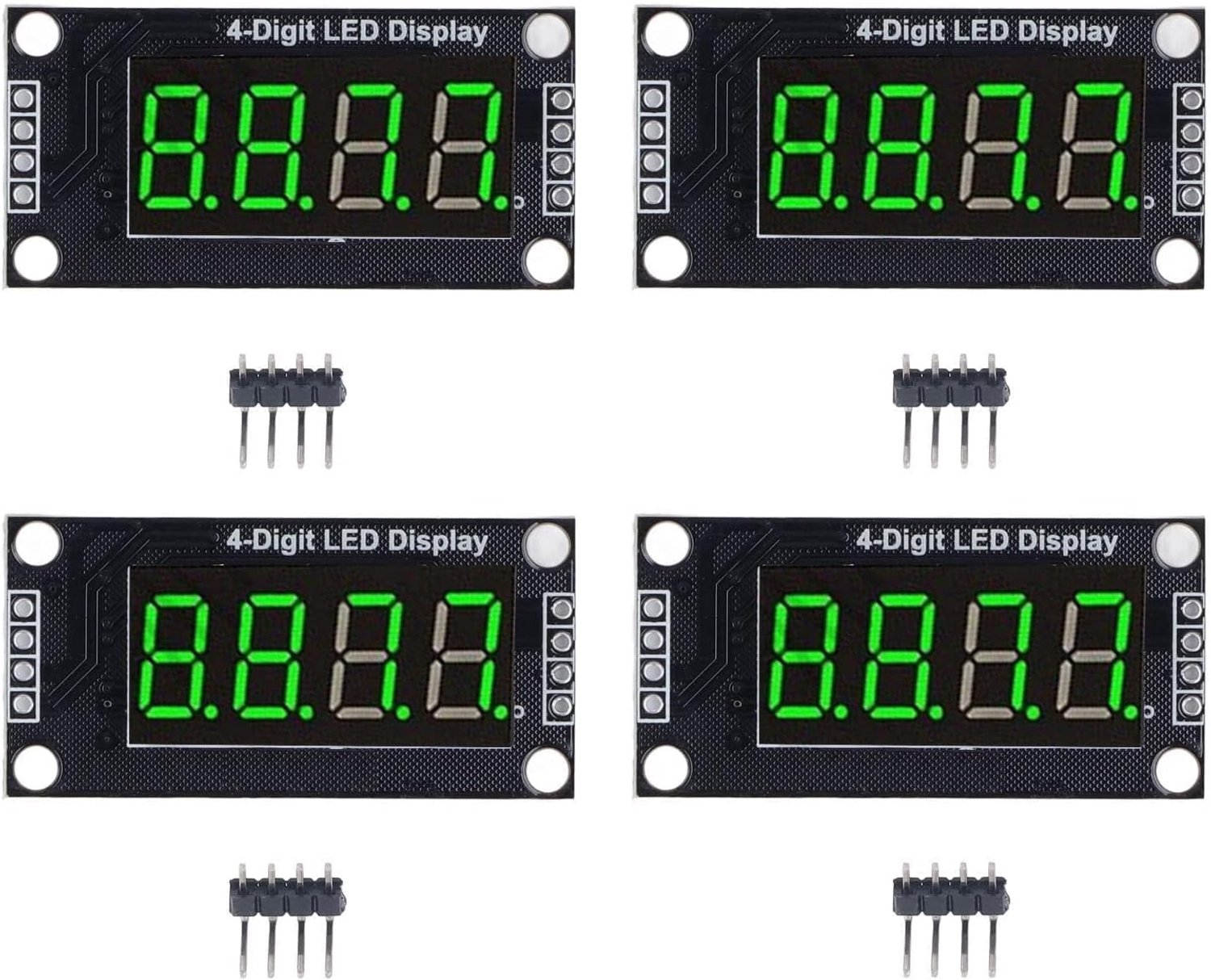 Digitale Tube Display Module 4 Digits - 0.36 inch LED Display - 7 Segmenten - Duidelijke gegevensweergave - ShopVlot